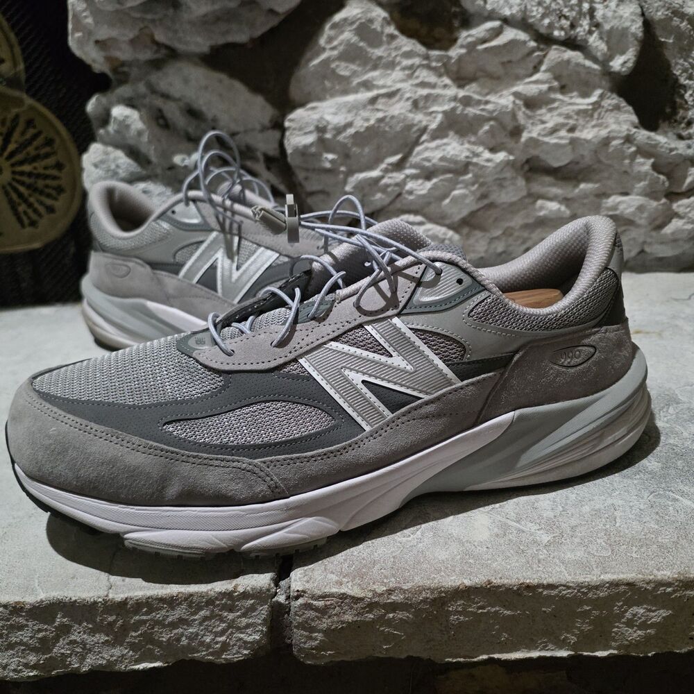 New Balance Made In USA 990 V6 Gray Sneakers US M16 4E